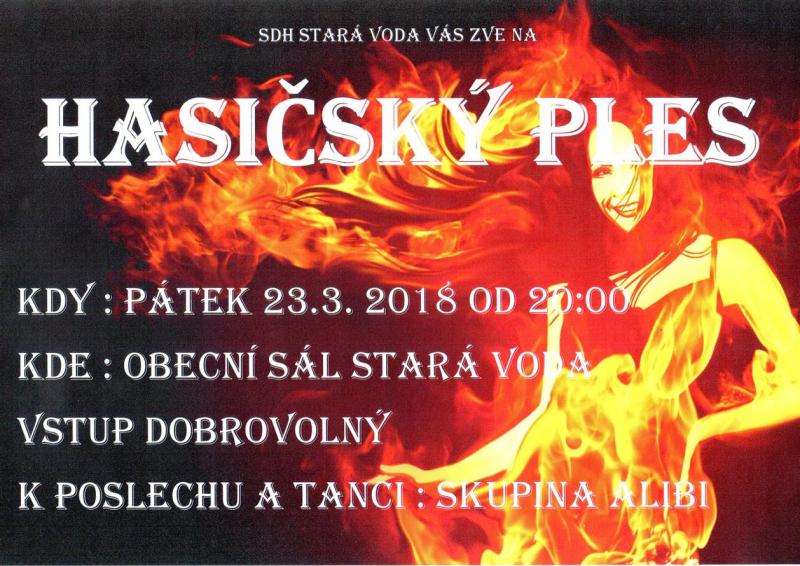 Hasičský ples 23.03.2018
